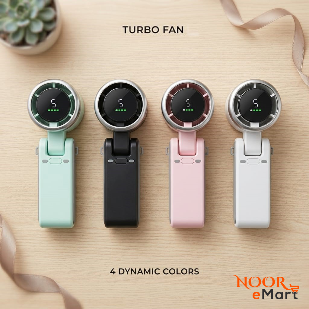 (3600mAh battery) Mini Turbo Rechargeable fan