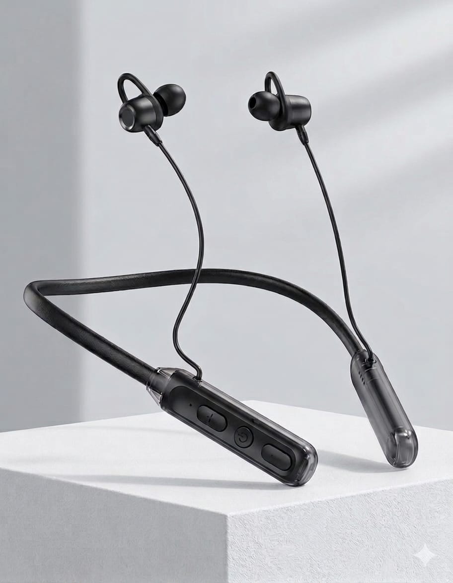 NSE Lamborghini Wireless Neckband - 220 Hours Battery Life