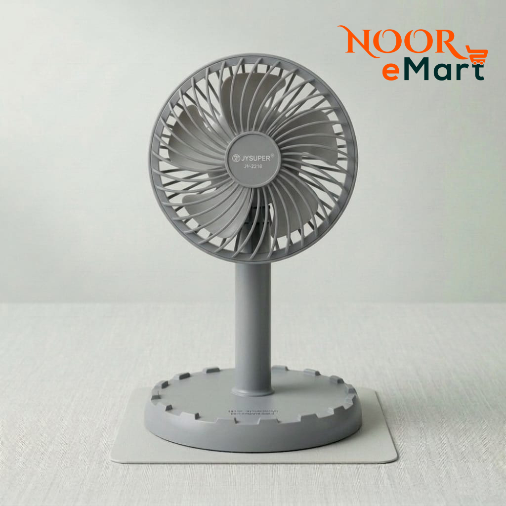 (4000 mah Battery) JYSUPER Rechargeable Portable Mini Table Fan : JY-2218